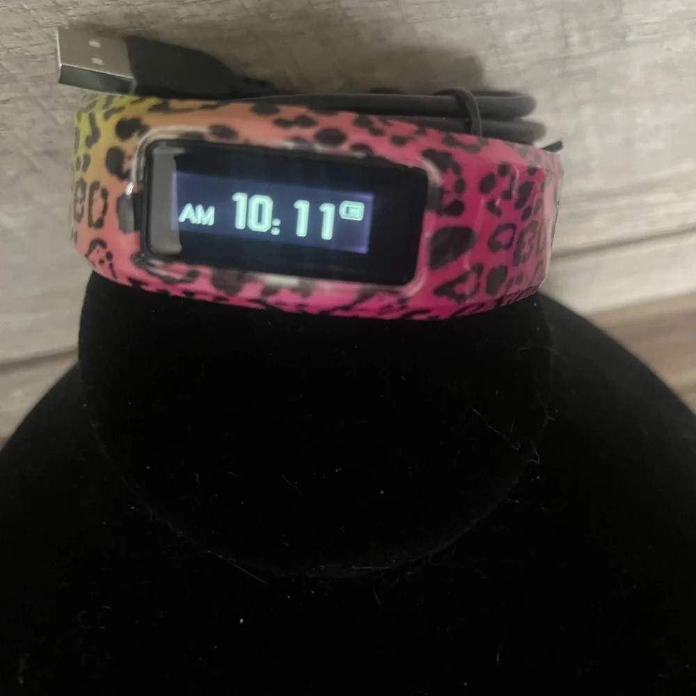 Leopard Print Fitness Tracker